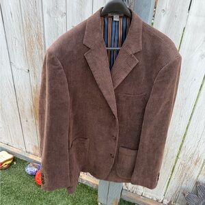 Johnston and Murphy Brown Corduroy Blazer